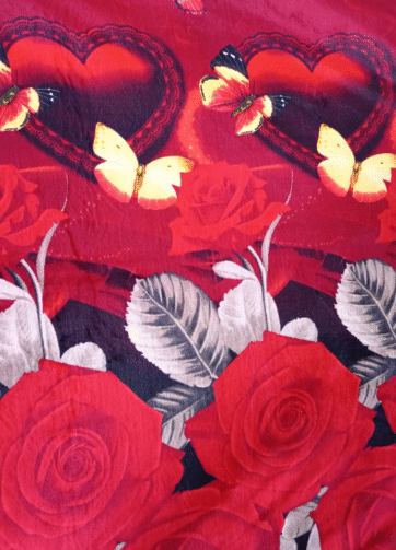 cobertor matrimonial estampado