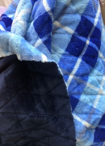 flanel fusionado estampado rombos