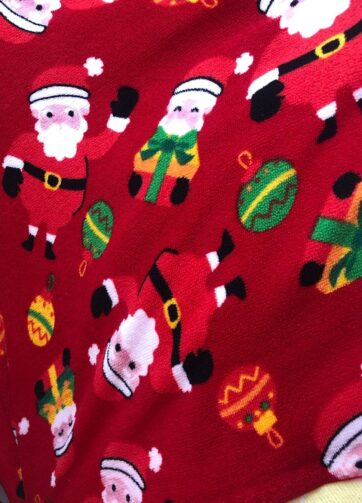 micro fibra navideña